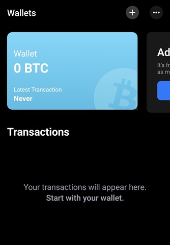 BlueWallet - Main Screen